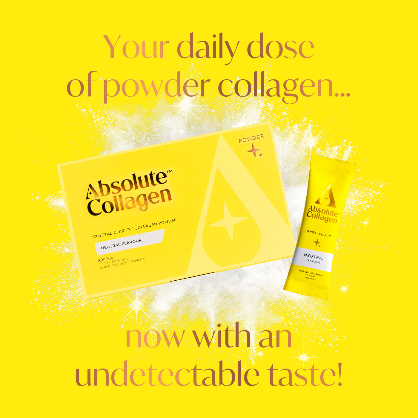 New Crystal Clarity™️ Marine Collagen Powder Supplement